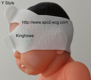 Porcellana Dimensione medica della maschera di occhio di forma regolabile di Y 24-33cm comoda per il bambino fornitore
