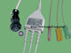 GE-MEDICAL Pro1000/Datex-Ohmeda_IEC, 3/5lead, clip e rottura, rotondo 6pin, TPU, 40in)/2Pin (di 102cm fornitore